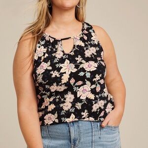 Maurice’s Plus Size Isla Floral Keyhole 1X